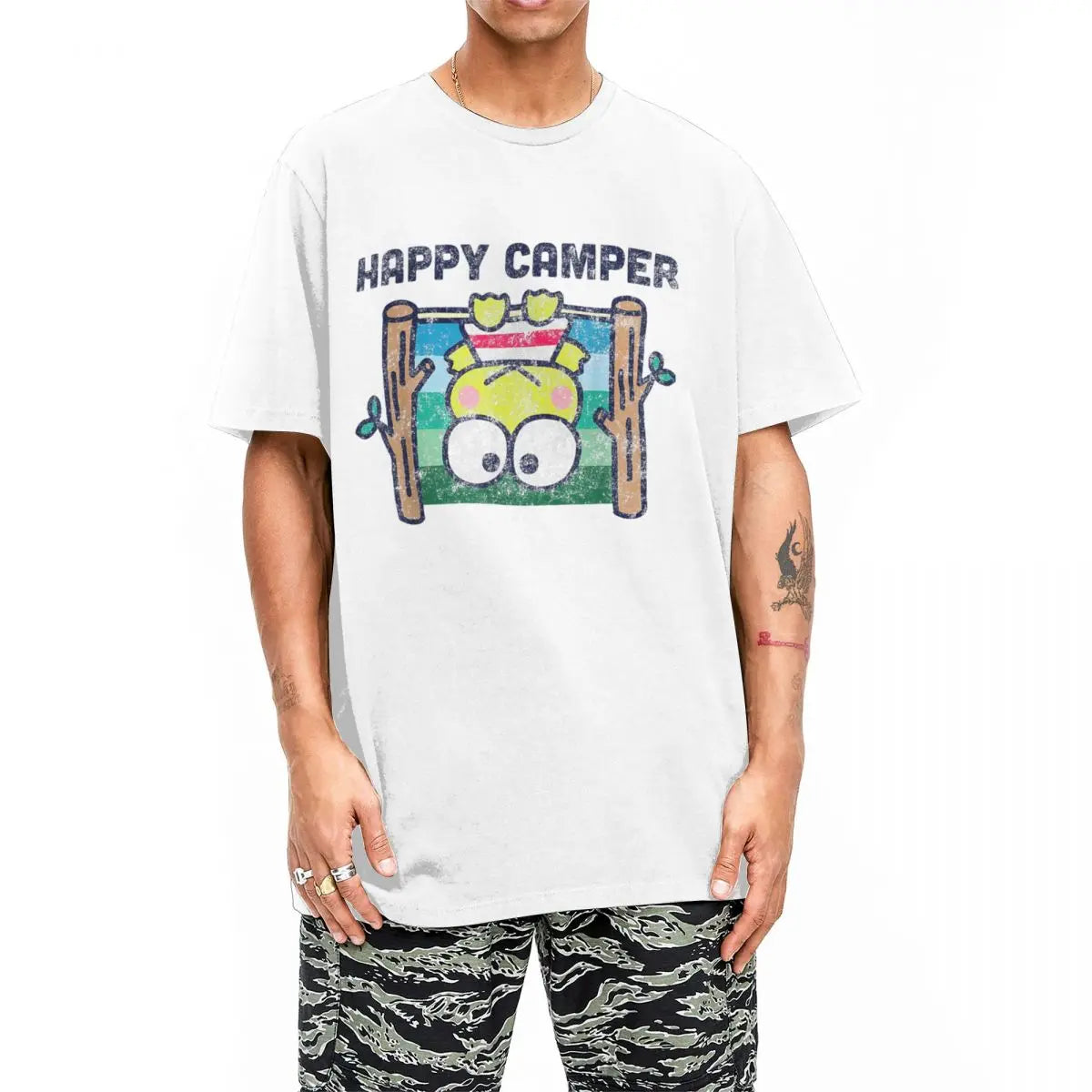 Sanrio Keroppi "Happy Camper" Tee