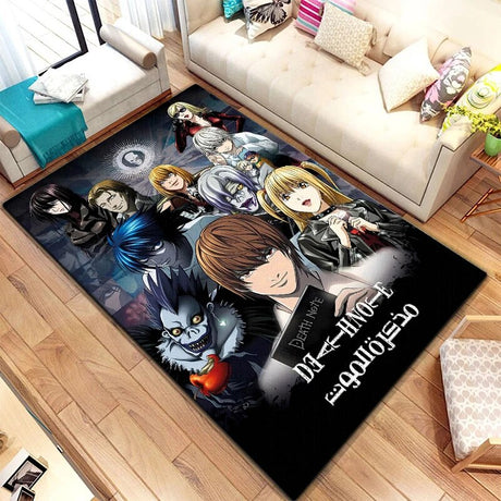 Upgrade & Customize you favorite space with out new Death Note characters Carpet| If you are looking for more Death Note Merch, We have it all! | Check out all our Anime Merch now!