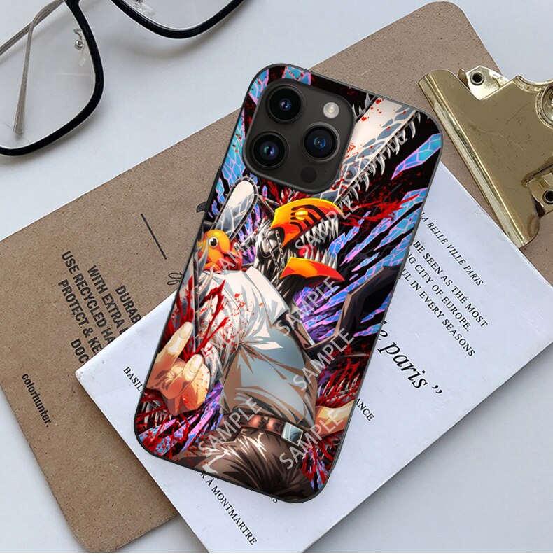 Chainsaw Man 3D Effect Phone Case