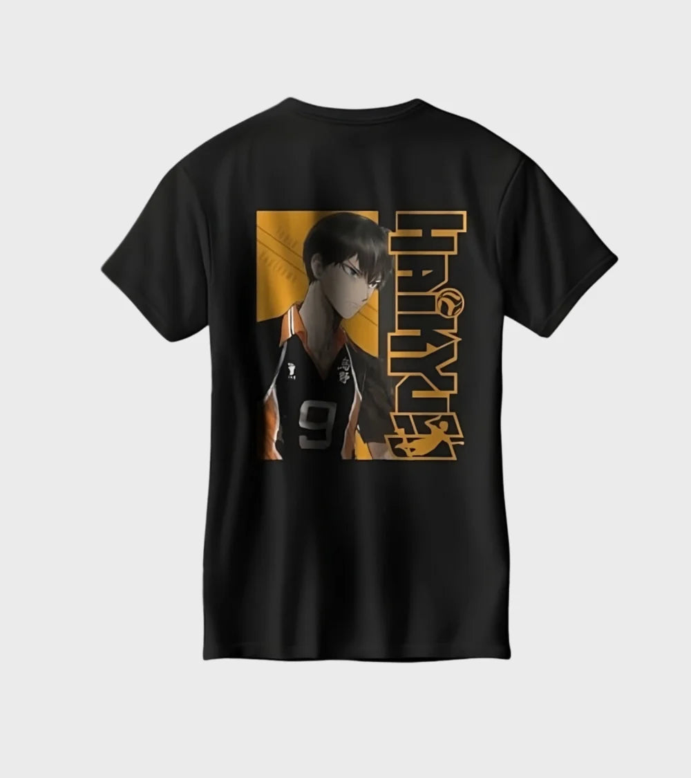 Here at Everythinganimee we have the best anime shirts in the world.
Get ready to serve with this awesome Kageyama tee from Haikyuu! Featuring the iconic setter from Karasuno in a bold design, this shirt perfectly captures Kageyama's intense focus and competitive spirit.