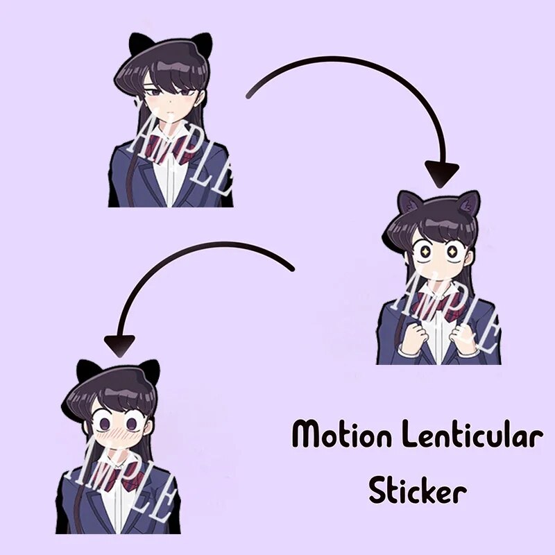 This sticker brings the character of Komi Shouko to life in a unique & interactive way. If you are looking for more Komi Merch, We have it all! | Check out all our Anime Merch now!