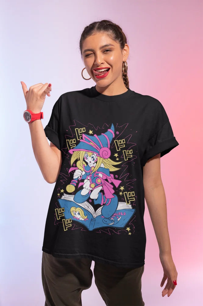 Immerse yourself in this striking Deku Tee, perfect for any Maga Oscura fan. Looking for more Yu-Gi-Oh merch? Explore our full collection of anime merch now!