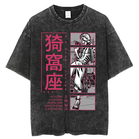 Anime TShirt Men Women Demon Slayer Manga Printed Tshirts 100%Cotton for Summer Harajuku Gothic Streetwear Casual Tops Tees, everythinganimee