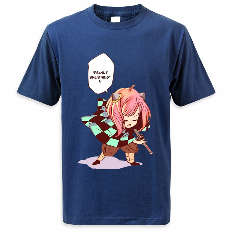 Peanut Breathing Anya - Cross-Anime Fusion Tee