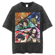 Anime Kimetsu no Yaiba Demon Slayer Washed Tshirts Men Women Inosuke Manga Print Tops Tees for Summer Gothic HarajukuStreetwear Everythinganimee, anime merch, anime gear, anime, anime stuff, buy anime, Manga Otaku Cosplay Japan Animation Shonen Shoujo Seinen Shojo Mecha Fandom Subtitle Dubbed Fanart MyAnimeList MangaStream Studio Ghibli