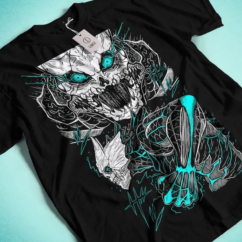 This tee features the fierce character Kafka Hibino from Kaiju 8, perfect for fans.  If you are looking for more Kaiju 8 Merch, We have it all! | Check out all our Anime Merch now!