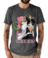 Here at Everythinganimee we have the best anime shirts in the world.
Embrace the charm and strength of Mitsuri Kanroji with this vibrant Demon Slayer tee. The dynamic design captures her elegance and power, making it a perfect addition for fans of the series.