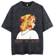 Anime Kimetsu no Yaiba Demon Slayer Washed Tshirts Men Women Inosuke Manga Print Tops Tees for Summer Gothic HarajukuStreetwear Everythinganimee, anime merch, anime gear, anime, anime stuff, buy anime, Manga Otaku Cosplay Japan Animation Shonen Shoujo Seinen Shojo Mecha Fandom Subtitle Dubbed Fanart MyAnimeList MangaStream Studio Ghibli