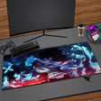 Solo Leveling Mouse Pad Manga Sung Jinwoo Anime Mousepad XXL Large Computer Mouse Mat Rubber Table Carpet 900x400mm Desk Mat Pad, everythinganimee