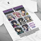 Here at Everythinganimee we have the best anime shirts in the world.
Embark on a journey with the elite Hashira as they prepare for battle! This stunning tee showcases the iconic Hashira in an intense grid, ready for Demon Slayer fans who appreciate the strength and unity of these skilled warriors. 