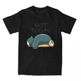 Show off your love for Snorlax with our Pokémon Snorlax "Not Today" Comfort Tee  | Here at Everythinganimee we have the worlds best anime merch | Free Global Shipping