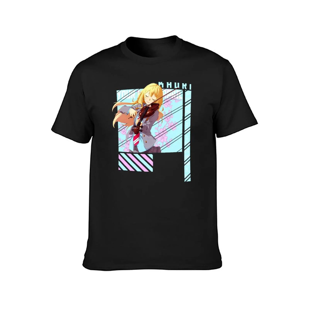 This stunning tee features the talented violinist Kaori, capturing the spirit of the beloved anime. If you are looking for more Your Lie in April Man Merch, We have it all! | Check out all our Anime Merch now!