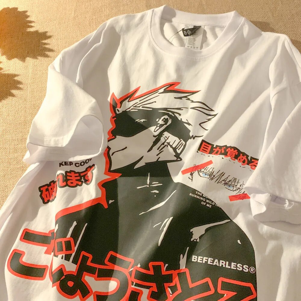 Immerse yourself in the mystical universe with this expertly crafted T-shirt If you are looking for more Jujutsu Kaisen  Merch, We have it all!| Check out all our Anime Merch now! 