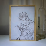 Demon Slayer Zenitsu Agatsuma LED Photo Frame Lamp