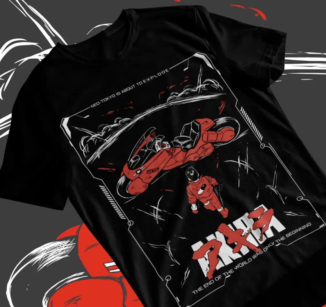 Immerse yourself with this striking tee featuring the unyielding Akira tee. If you are looking for more Neo Tokyo Merch, We have it all! | Check out all our Anime Merch now!