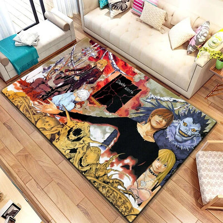 Upgrade & Customize you favorite space with out new Death Note characters Carpet| If you are looking for more Death Note Merch, We have it all! | Check out all our Anime Merch now!