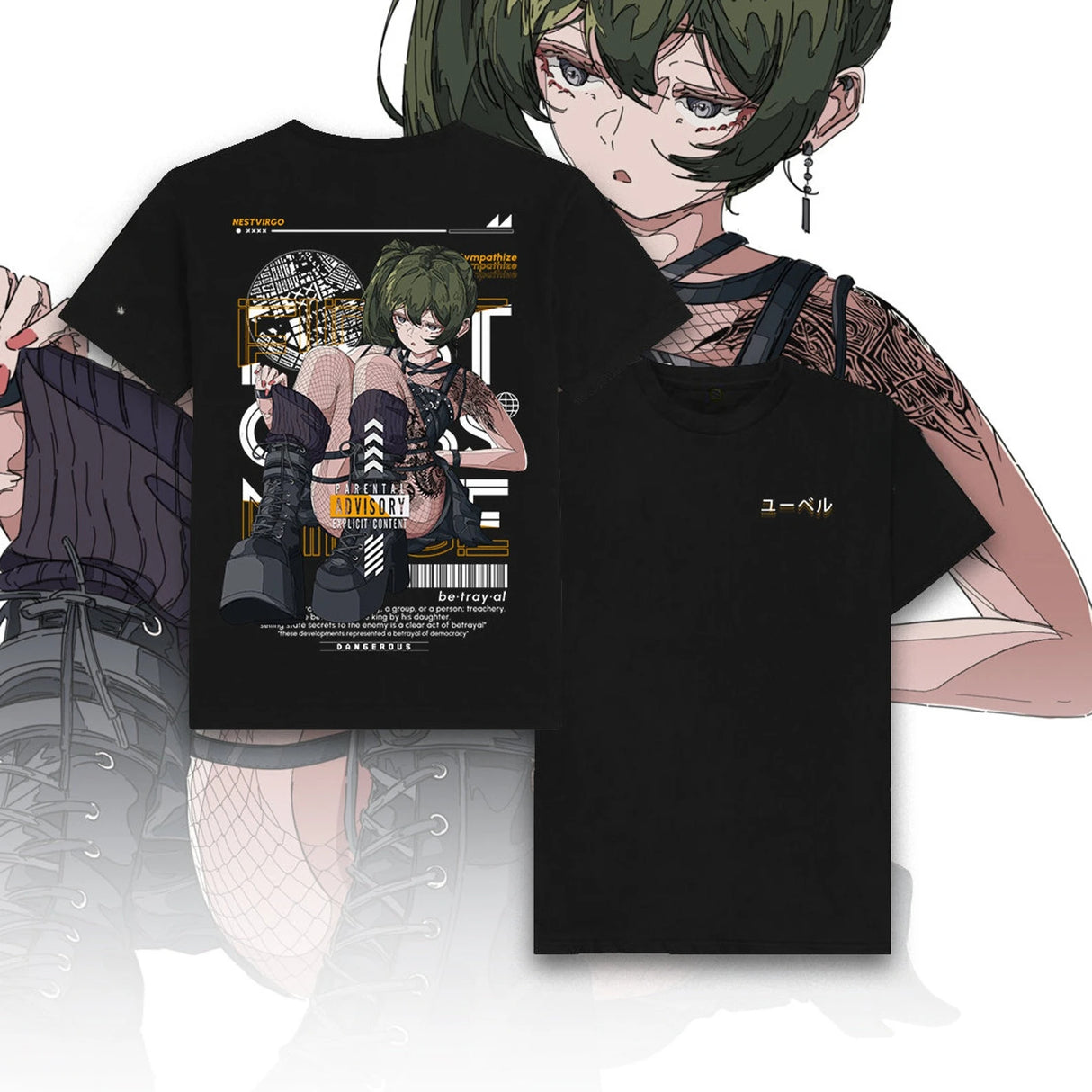 Immerse yourself in this striking Frieren Tee, perfect for anime fans Looking for more Frieren : Beyond merch? Explore our full collection of anime merch now!