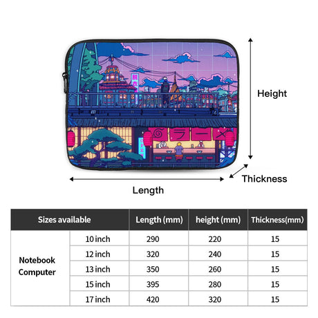 Show off your new laptop case with our Manga City Night  Anime | Ensure your devices are protected at all times| If you are looking for more Manga City Night Merch , We have it all! | Check out all our Anime Merch now!