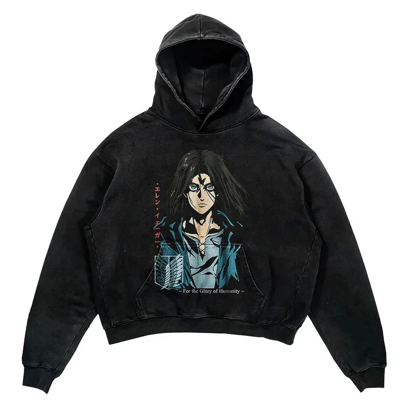 This hoodie carries the fierce spirit of the anime's beloved characters. | If you are looking for more Attack of Titan Merch, We have it all! | Check out all our Anime Merch now!