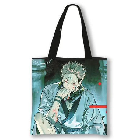 This canvas bag is a labor of love, to capture love of your anime characters. If you are looking for more Jujutsu Kaisen Merch, We have it all! | Check out all our Anime Merch now!