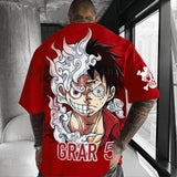 This tee captures the magic of Monkey D. Luffy. If you're looking for more One Piece merch, we have it all! Check out our anime merch now—free shipping!