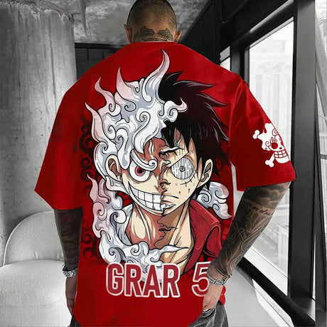 This tee captures the magic of Monkey D. Luffy. If you're looking for more One Piece merch, we have it all! Check out our anime merch now—free shipping!