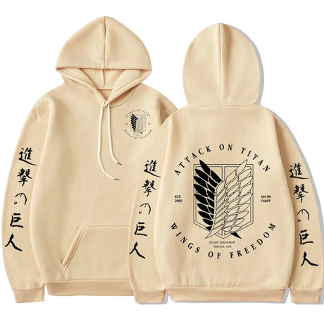 Gear up for an epic journey beyond the walls with our Attack on Titan Hoodie, If you are looking for more Attack on Titan Merch, We have it all!| Check out all our Anime Merch now!