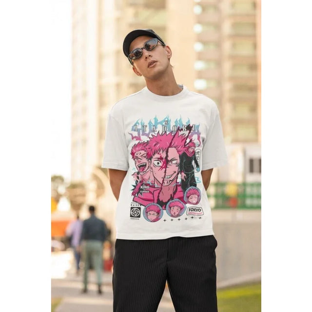 This tee captures the magic of Yuji Itadori. If you're looking for more Jujutsu Kaisen merch, we have it all! Check out our anime merch now—free shipping!