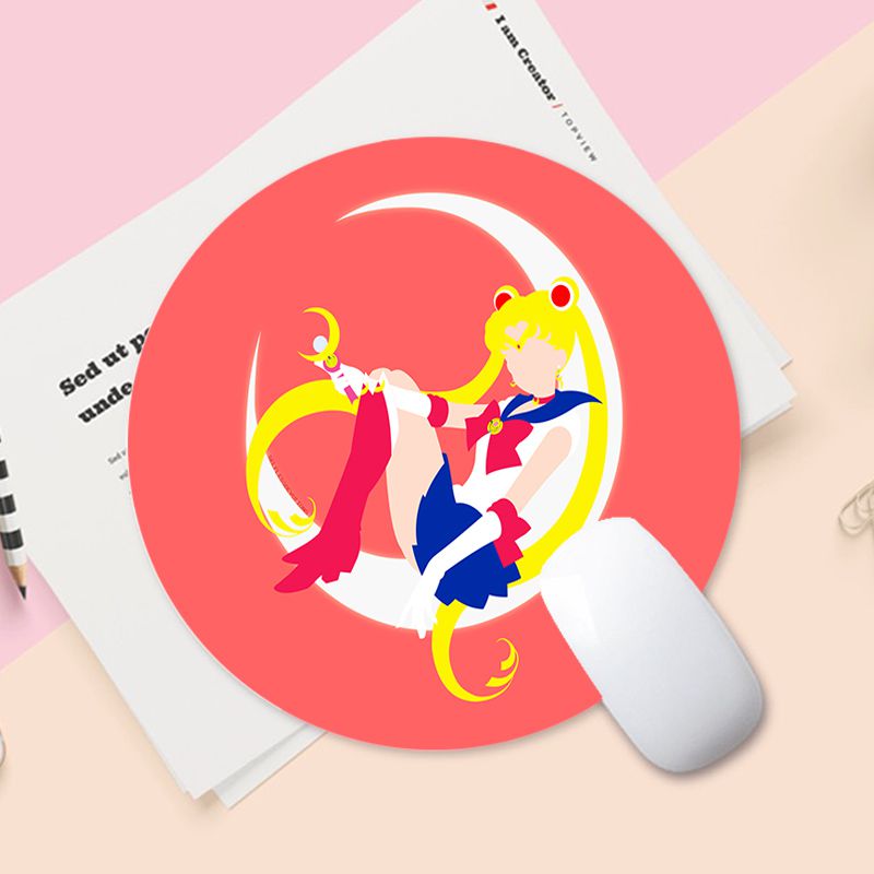 Sailor Moon Round Mouse Pads