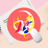 Sailor Moon Round Mouse Pads