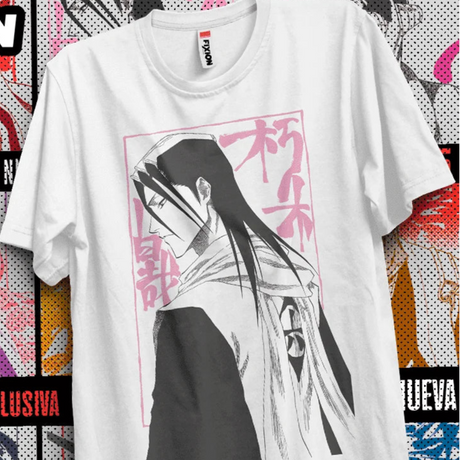 Immerse yourself in this striking Byakuya Kuchiki Tee, perfect for anime fans. Looking for more Bleach  merch? Explore our full collection of anime merch now!