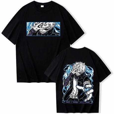 Immerse yourself in this Dabi  tee, perfect for anime fans. Looking for more My Hero Academia merch? Explore our full collection of anime merch now!