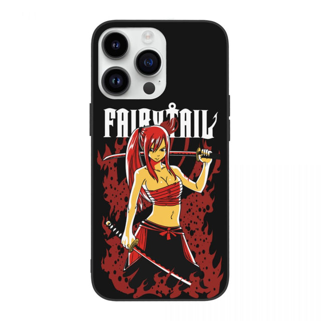 Luxury TPU Case For iPhone 14 13 Pro Max Plus Mini Erza Scarlet Fairy Tail Phone Cover Soft Phone CaseEverythinganimee, anime merch, anime gear, anime, anime stuff, buy anime, Manga Otaku Cosplay Japan Animation Shonen Shoujo Seinen Shojo Mecha Fandom Subtitle Dubbed Fanart MyAnimeList MangaStream Studio Ghibli