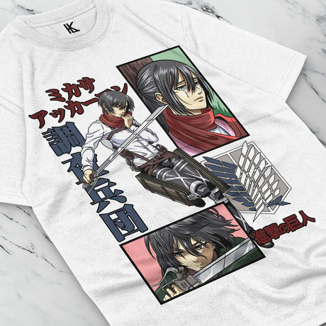 Here at Everythinganimee we have the best anime shirts in the world. Gear up with the strength and resilience of Attack on Titan's Mikasa Ackerman.