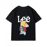 This tee captures the magic of Shinnosuke. If you're looking for more Crayon Shin-chan merch, we have it all! Check out our anime merch now—free shipping!