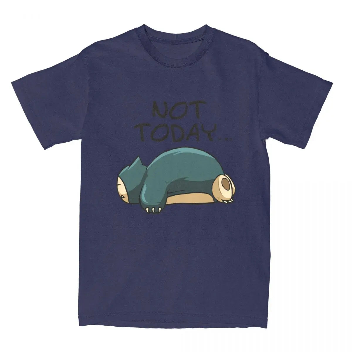 Show off your love for Snorlax with our Pokémon Snorlax "Not Today" Comfort Tee  | Here at Everythinganimee we have the worlds best anime merch | Free Global Shipping