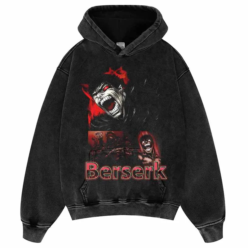 This Hoodie celebrates the beloved Berserk Series, ideal for both Autumn And Winter. | If you are looking for more Berserk Merch, We have it all! | Check out all our Anime Merch now!