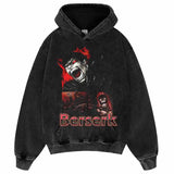 This Hoodie celebrates the beloved Berserk Series, ideal for both Autumn And Winter. | If you are looking for more Berserk Merch, We have it all! | Check out all our Anime Merch now!