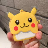 Pika-Cream Delight - Pokémon Pastel Pendant Keychain Purse