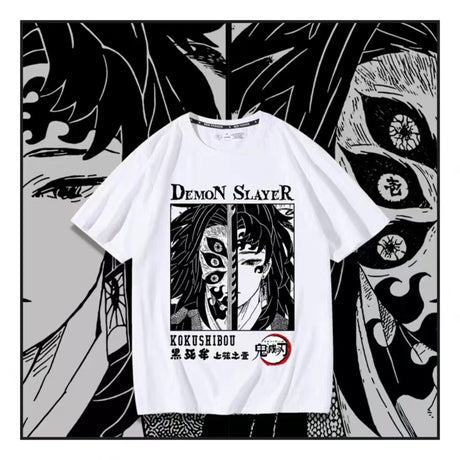 Kokushibo Demon Slayer Manga Graphic T-Shirt