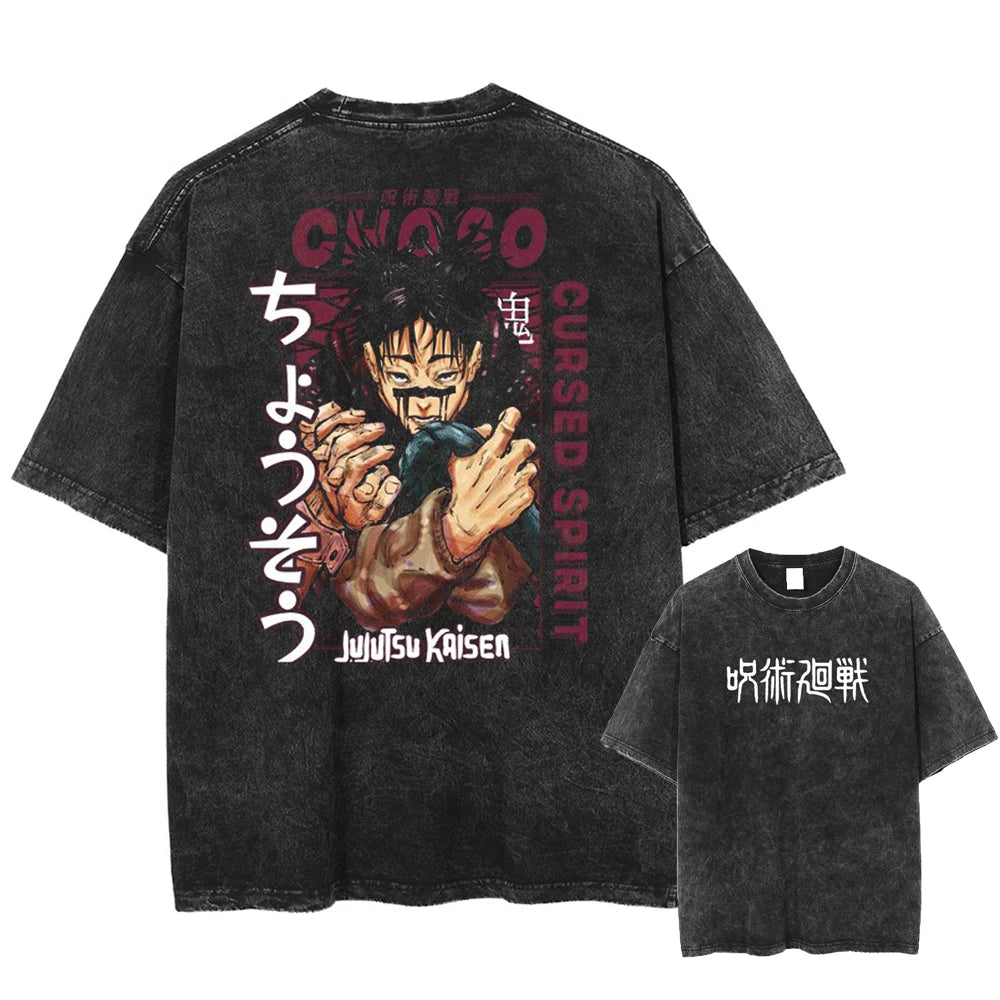 Explore tees with vivid, premium Jujutsu Kaisen character prints in our collection. | If you are looking for more Jujutsu Kaisen Merch, We have it all! | Check out all our Anime Merch now!