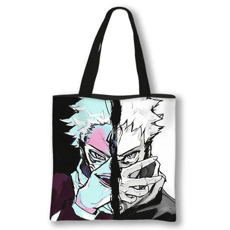 This canvas bag is a labor of love, to capture love of your anime characters. If you are looking for more Jujutsu Kaisen Merch, We have it all! | Check out all our Anime Merch now!