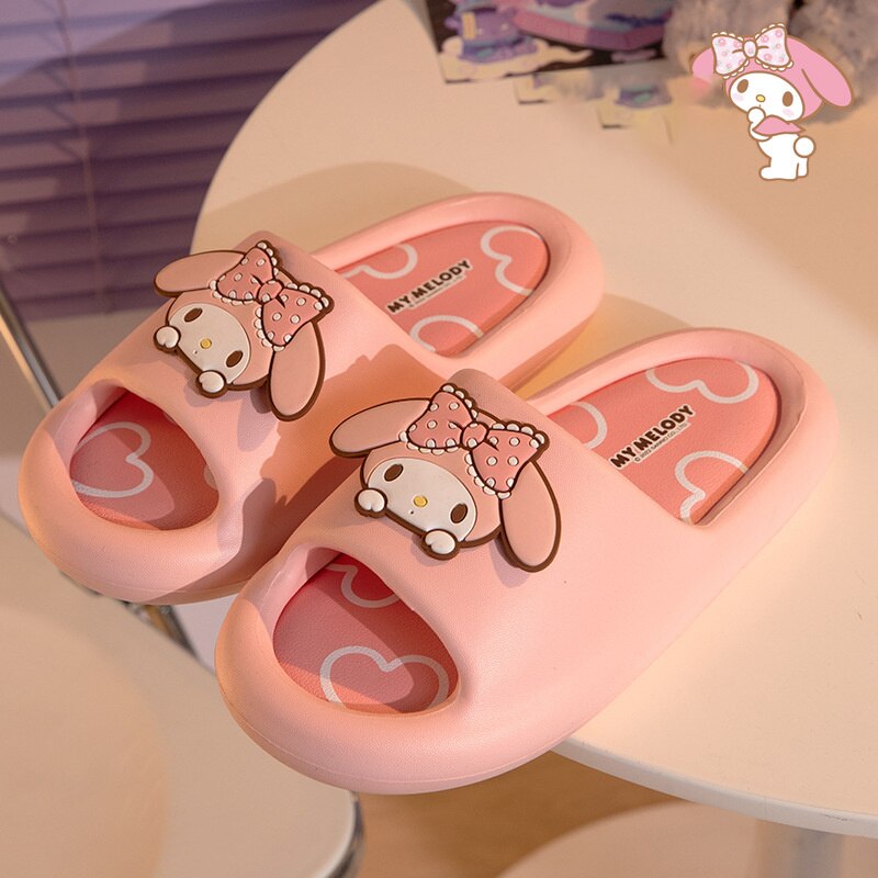 Kawaii Sanrio Slippers - My Melody and Cinnamoroll Cartoon Bath Sandals