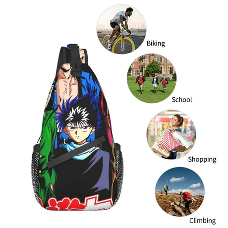 This sling bag merges is ideal for the ardent anime fan on the go. | If you are looking for more Yu Yu Hakusho Merch, We have it all! | Check out all our Anime Merch now!