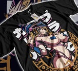 Here at Everythinganimee we have the best anime shirts in the world.
Summon the power of nostalgia with the iconic Dark Magician Girl from Yu-Gi-Oh! This stunning tee features bold artwork that will resonate with all fans of the classic anime series.