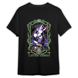 Here at Everythinganimee we have the best anime shirts in the world.
Embark on an adventure with the fearless Captain Hannah and her mighty Kraken! This bold and intricate design captures Captain Hannah’s fierce and mysterious aura, perfect for those who love anime characters with a daring spirit. 