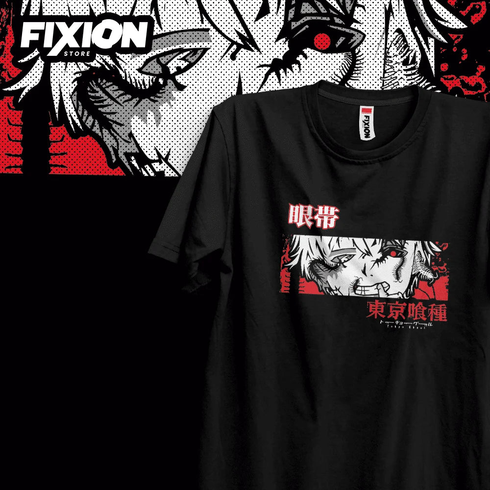 Here at Everythinganimee we have the best anime shirts in the world.
Embrace the intense world of Tokyo Ghoul with this striking tee featuring Kaneki's iconic look. The design captures his dual nature, showcasing the emotional and thrilling journey of the character.