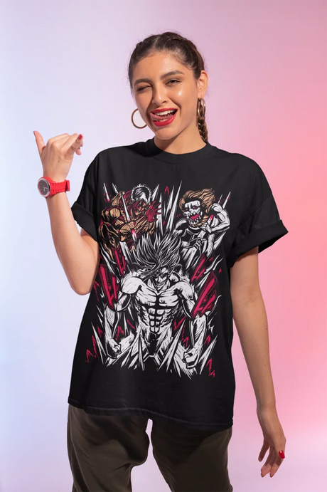 Immerse yourself with this striking tee featuring the unyielding Eren tee. If you are looking for more Attack On Titan Merch, We have it all! | Check out all our Anime Merch now!