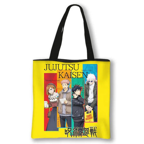 This canvas bag is a labor of love, to capture love of your anime characters. If you are looking for more Jujutsu Kaisen Merch, We have it all! | Check out all our Anime Merch now!