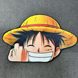 One Piece Luffy Area Rugs